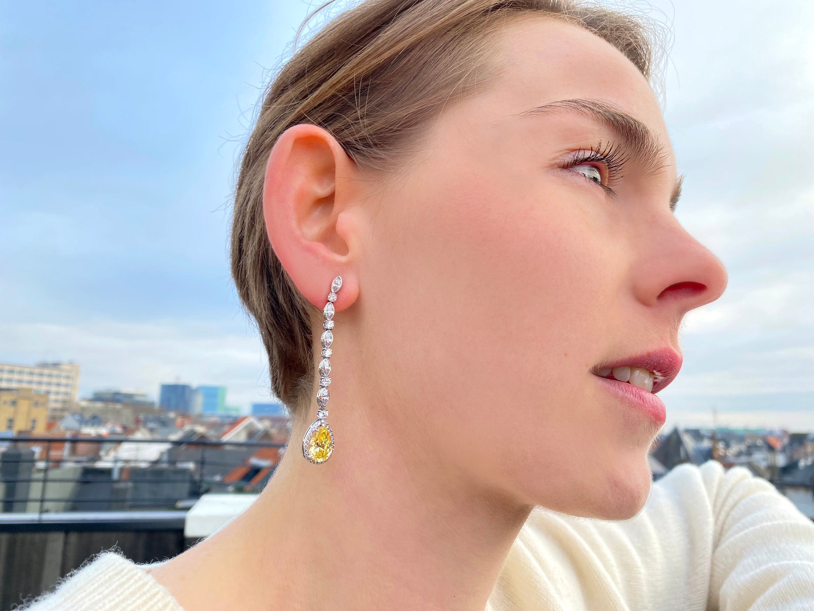Aurelie Earrings – Juwelina Paris