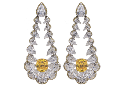 Yellow Picard Earrings